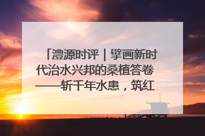 澧源时评｜擘画新时代治水兴邦的桑植答卷——斩千年水患，筑红色热土安澜基业
