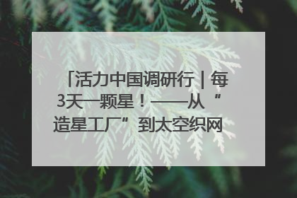 活力中国调研行｜每3天一颗星！——从“造星工厂”到太空织网的“银河速度”
