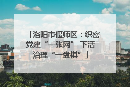 洛阳市偃师区：织密党建“一张网” 下活治理“一盘棋”