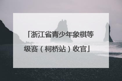浙江省青少年象棋等级赛（柯桥站）收官