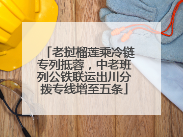 老挝榴莲乘冷链专列抵蓉，中老班列公铁联运出川分拨专线增至五条
