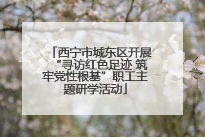 西宁市城东区开展“寻访红色足迹 筑牢党性根基”职工主题研学活动