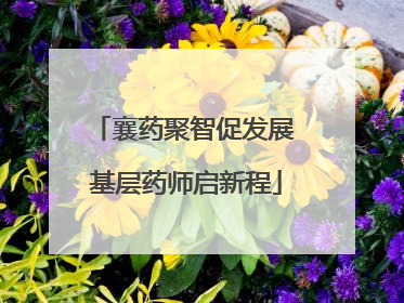 襄药聚智促发展 基层药师启新程