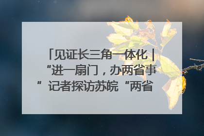见证长三角一体化｜“进一扇门，办两省事”记者探访苏皖“两省一街”警务室