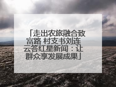 走出农旅融合致富路 村支书刘连云答红星新闻：让群众享发展成果