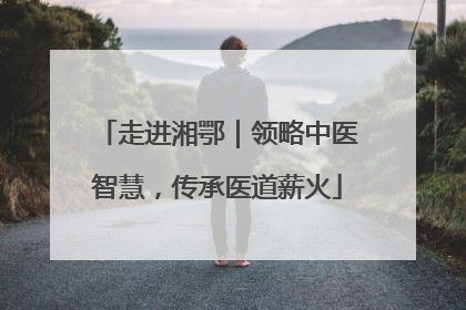 走进湘鄂｜领略中医智慧，传承医道薪火
