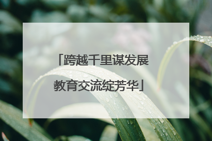 跨越千里谋发展 教育交流绽芳华