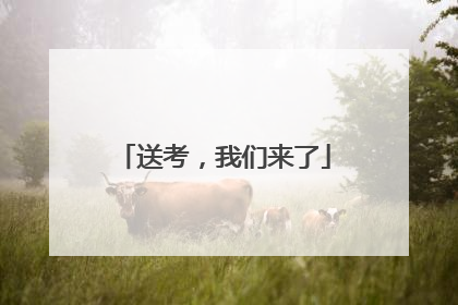 送考，我们来了