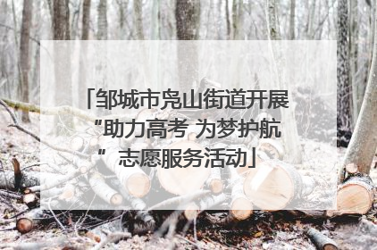 邹城市凫山街道开展“助力高考 为梦护航”志愿服务活动