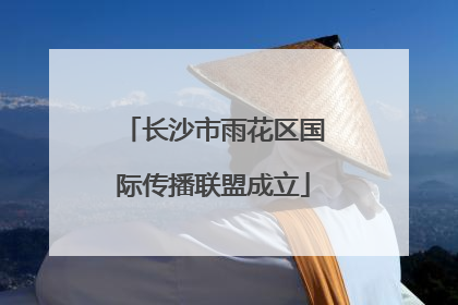 长沙市雨花区国际传播联盟成立