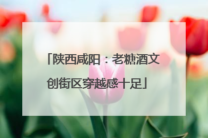 陕西咸阳：老糖酒文创街区穿越感十足
