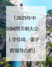 2025年中国网络文明大会丨李佳琦、董宇辉现身合肥