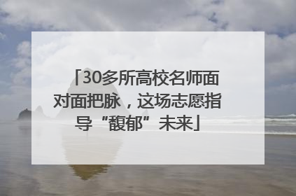 30多所高校名师面对面把脉，这场志愿指导“馥郁”未来