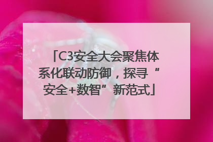 C3安全大会聚焦体系化联动防御，探寻“安全+数智”新范式
